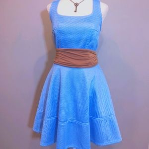 Women's Baby Blue Mystic Party Dress Size Medium